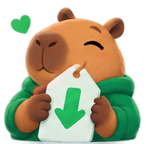 A Capi, mascote do Capibusca